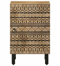Badschrank 38x33,5x58 cm Massivholz Mango