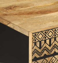 Badschrank 38x33,5x58 cm Massivholz Mango