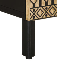 Badschrank 38x33,5x58 cm Massivholz Mango