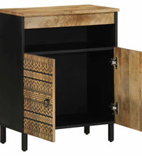 Sideboard 60x33,5x75 cm Raues Mangoholz