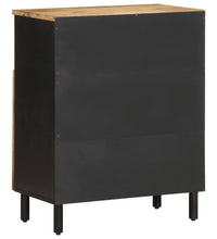 Sideboard 60x33,5x75 cm Raues Mangoholz