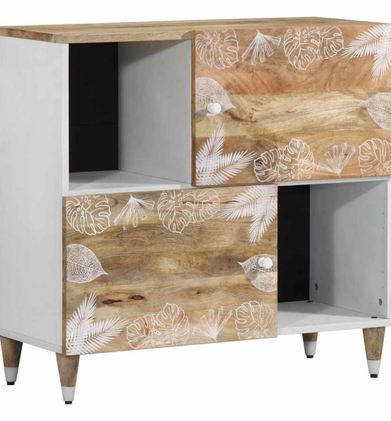 Sideboard 80x33,5x75 cm Massivholz Mango