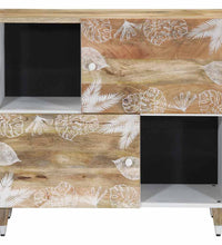 Sideboard 80x33,5x75 cm Massivholz Mango