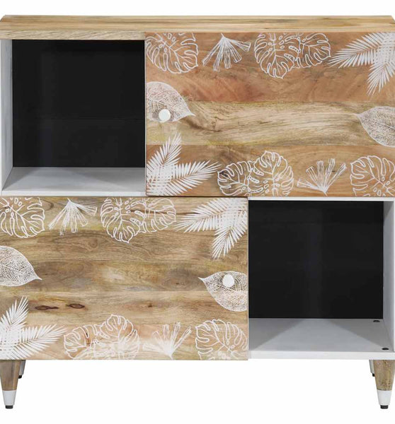 Sideboard 80x33,5x75 cm Massivholz Mango