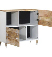 Sideboard 80x33,5x75 cm Massivholz Mango