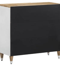 Sideboard 80x33,5x75 cm Massivholz Mango