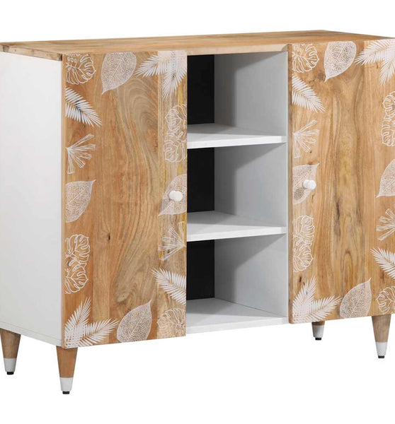 Sideboard 90x33,5x75 cm Massivholz Mango