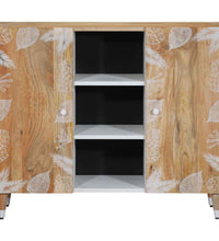 Sideboard 90x33,5x75 cm Massivholz Mango