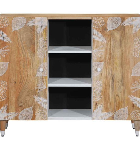 Sideboard 90x33,5x75 cm Massivholz Mango