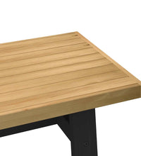 Couchtisch NOAIN A-förmige Beine 120x60x40 cm Massivholz Kiefer