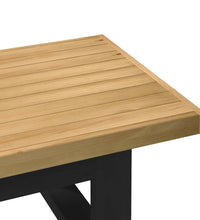 Couchtisch NOAIN U-förmige Beine 120x60x40 cm Massivholz Kiefer