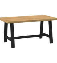 Esstisch NOAIN A-Form-Beine 160x90x75 cm Massivholz Kiefer