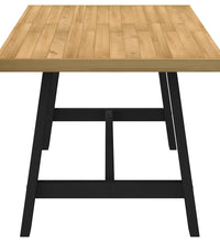 Esstisch NOAIN A-Form-Beine 160x90x75 cm Massivholz Kiefer
