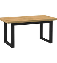 Esstisch NOAIN U-Form-Beine 160x90x75 cm Massivholz Kiefer