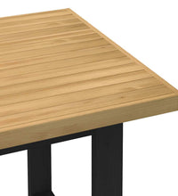 Esstisch NOAIN U-Form-Beine 160x90x75 cm Massivholz Kiefer