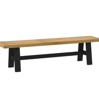 Esszimmerbank NOAIN A-Form-Beine 180x40x45 cm Massivholz Kiefer