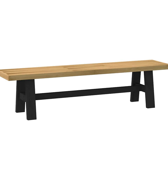Esszimmerbank NOAIN A-Form-Beine 180x40x45 cm Massivholz Kiefer