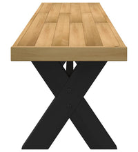 Esszimmerbank NOAIN X-Form-Beine 180x40x45 cm Massivholz Kiefer