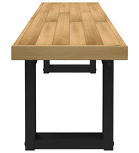 Esszimmerbank NOAIN U-Form-Beine 180x40x45 cm Massivholz Kiefer