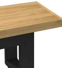 Esszimmerbank NOAIN U-Form-Beine 180x40x45 cm Massivholz Kiefer