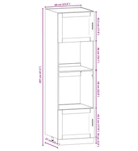 7-tlg. Küchenschrank-Set Kalmar Schwarz Holzwerkstoff