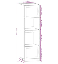 7-tlg. Küchenschrank-Set Kalmar Altholz-Optik Holzwerkstoff