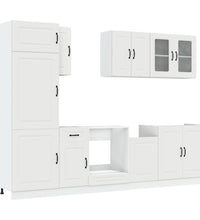 8-tlg. Küchenschrank-Set Kalmar Weiß Holzwerkstoff