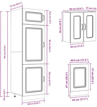 8-tlg. Küchenschrank-Set Kalmar Weiß Holzwerkstoff