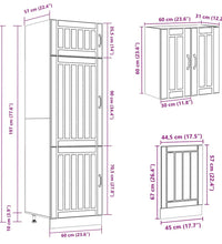 8-tlg. Küchenschrank-Set Kalmar Weiß Holzwerkstoff