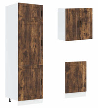 8-tlg. Küchenschrank-Set Kalmar Räuchereiche Holzwerkstoff