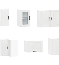 11-tlg. Küchenschrank-Set Kalmar Weiß Holzwerkstoff