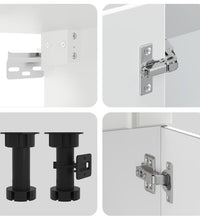 11-tlg. Küchenschrank-Set Kalmar Weiß Holzwerkstoff