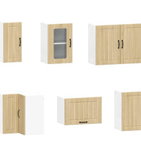 11-tlg. Küchenschrank-Set Kalmar Sonoma-Eiche Holzwerkstoff