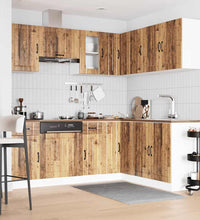 11-tlg. Küchenschrank-Set Kalmar Altholz-Optik Holzwerkstoff
