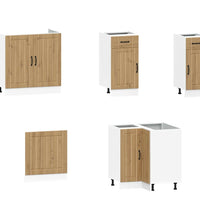 11-tlg. Küchenschrank-Set Kalmar Artisan-Eiche Holzwerkstoff