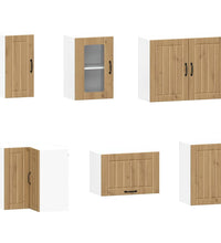 11-tlg. Küchenschrank-Set Kalmar Artisan-Eiche Holzwerkstoff