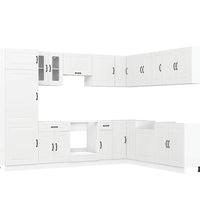 14-tlg. Küchenschrank-Set Kalmar Weiß Holzwerkstoff