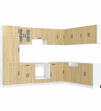 14-tlg. Küchenschrank-Set Kalmar Sonoma-Eiche Holzwerkstoff