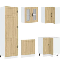 14-tlg. Küchenschrank-Set Kalmar Sonoma-Eiche Holzwerkstoff
