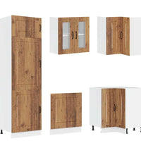 14-tlg. Küchenschrank-Set Kalmar Altholz-Optik Holzwerkstoff