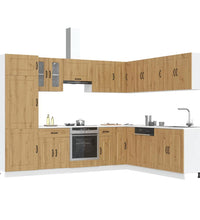 14-tlg. Küchenschrank-Set Kalmar Artisan-Eiche Holzwerkstoff