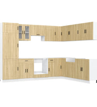 14-tlg. Küchenschrank-Set Porto Sonoma-Eiche Holzwerkstoff