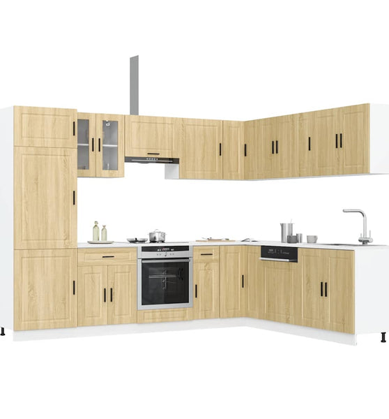 14-tlg. Küchenschrank-Set Porto Sonoma-Eiche Holzwerkstoff