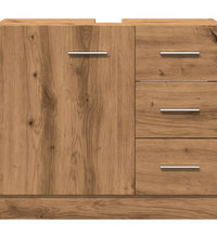 Waschbeckenschrank Artisan-Eiche 63x30x54 cm Holzwerkstoff