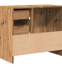 Waschbeckenschrank Artisan-Eiche 63x30x54 cm Holzwerkstoff