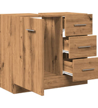 Waschbeckenschrank Artisan-Eiche 63x30x54 cm Holzwerkstoff