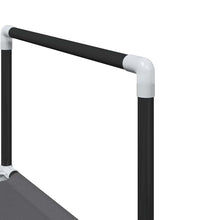 Schuhregal 8-stöckig Schwarz 44x28x145 cm Vliesstoff