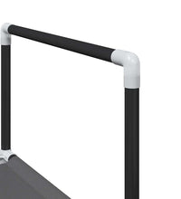 Schuhregal 10-stöckig Schwarz 44x28x180 cm Vliesstoff