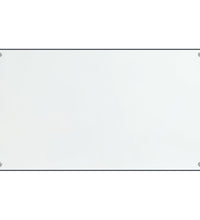 Küchenrückwände 2 Stk. Transparent 70x50 cm Hartglas