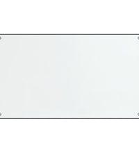 Küchenrückwände 2 Stk. Transparent 70x60 cm Hartglas